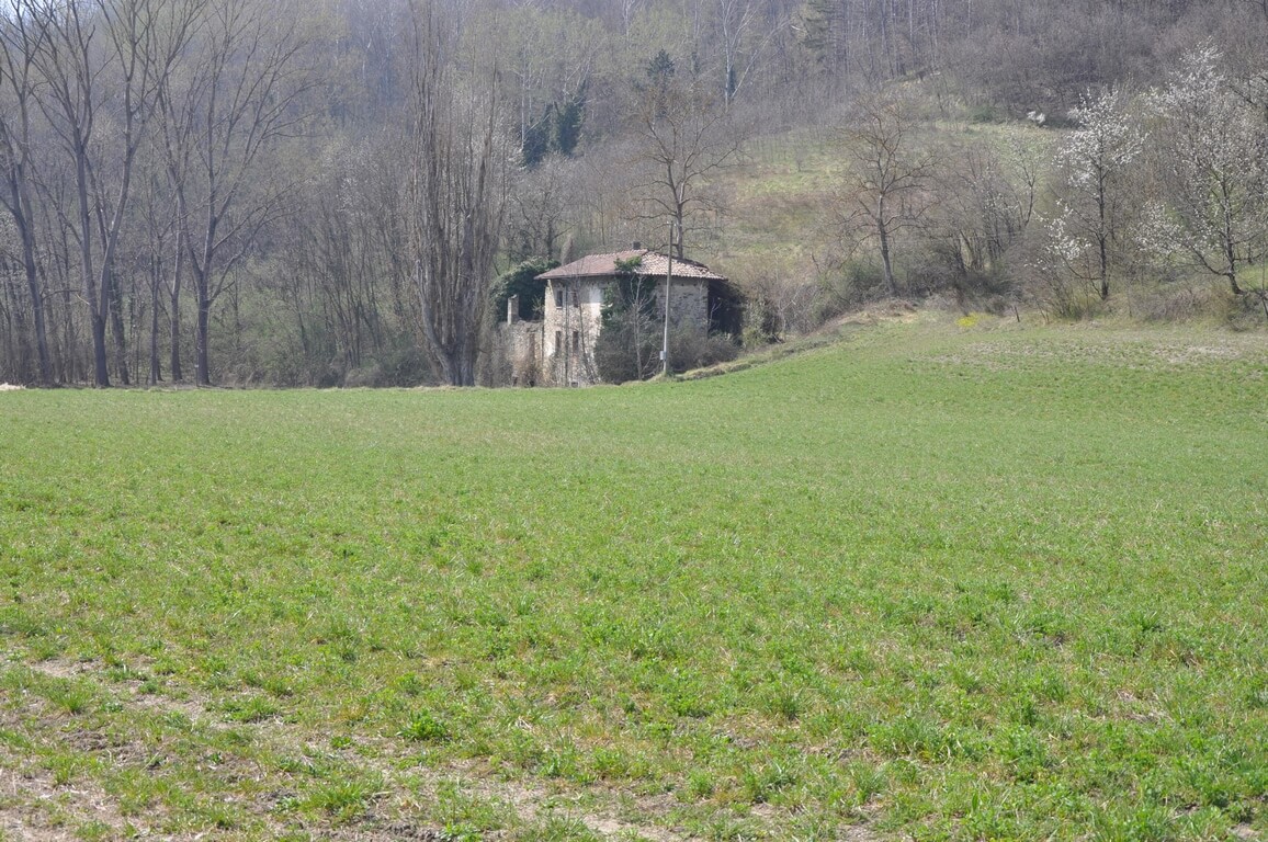 Val Curone, pianoro ideale per cavalli con rustico in sasso